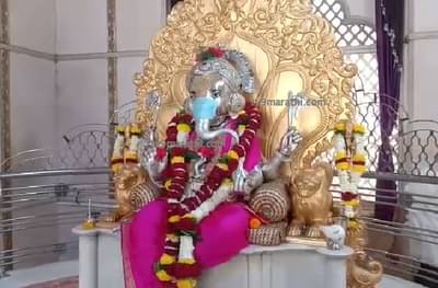 कोरोनापासून बचावासाठी गणपती बाप्पालाही मास्क