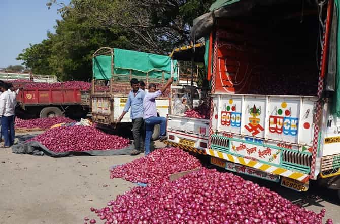 कोरोनाचा फटका, कांद्याची निर्यात खुली होऊनही भावात घसरण सुरुच