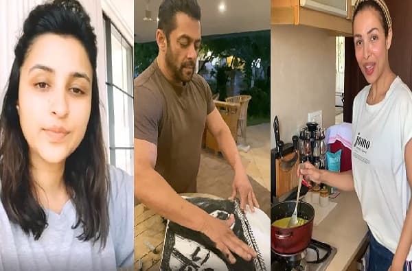 Corona | सलमानची चित्रकला ते प्रणिती चोप्राचं गाणं, बॉलिवूड कलाकांरांचं सेल्फ क्वारंटाईन