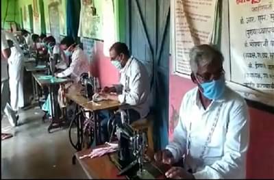 शिंपी संघटनेने करुन दाखवलं, एका झपाट्यात 3 हजार मास्क शिवले