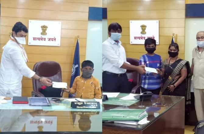 कोरोनाच्या लढाईत चिमुकलेही सरसावले, एकाकडून बक्षिसाचे तर दुसऱ्याकडून पॉकेट मनीतील प्रत्येकी 10 हजार