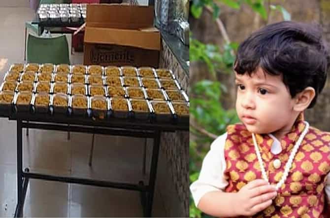 चिमुकल्याच्या बर्थडे सेलिब्रेशनला काट, ठाण्याच्या कुटुंबाचं 200 आदिवासींना खिचडी वाटप
