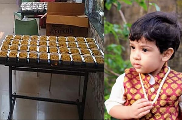 चिमुकल्याच्या बर्थडे सेलिब्रेशनला काट, ठाण्याच्या कुटुंबाचं 200 आदिवासींना खिचडी वाटप