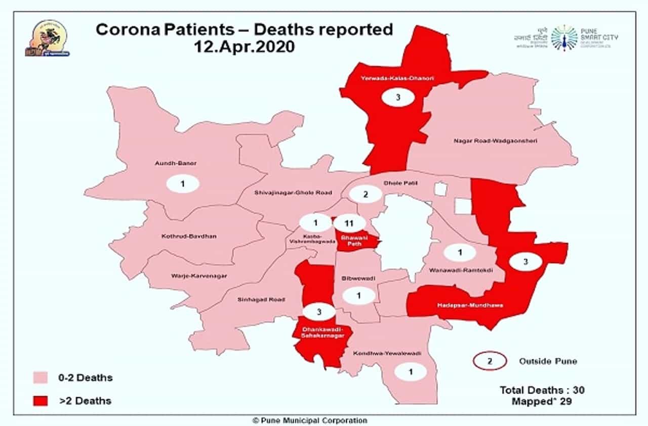 पुण्यातील भवानी पेठ कोरोनाचे डेथ सेंटर, 11 रहिवासी दगावले, रुग्णसंख्या 69 वर