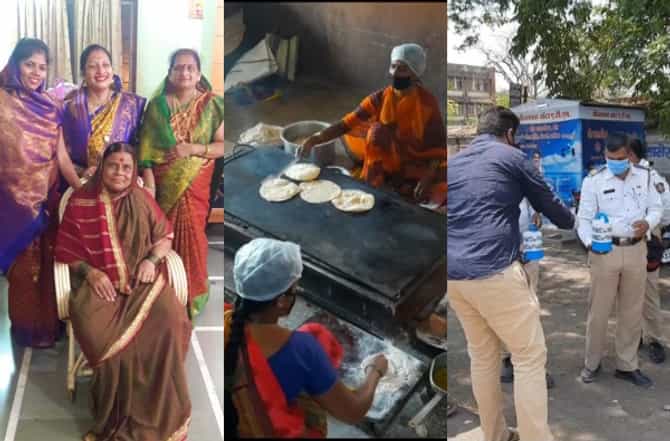 72 वर्षीय माऊलीची आभाळमाया, 15 दिवसापासून 300 पोलिसांना भरवतेय घास