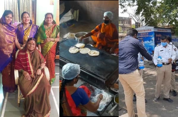 72 वर्षीय माऊलीची आभाळमाया, 15 दिवसापासून 300 पोलिसांना भरवतेय घास