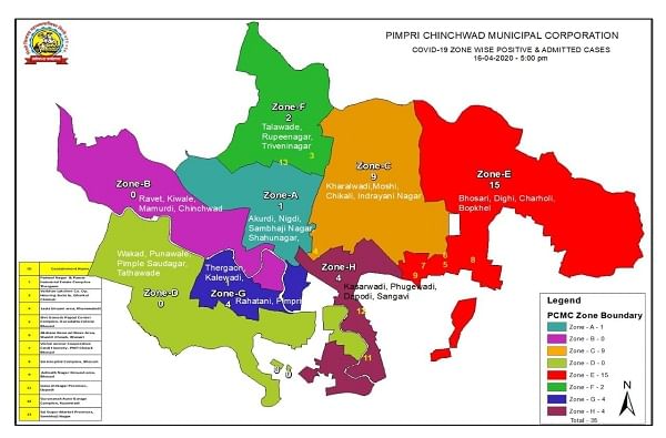 पिंपरी चिंचवडमध्ये 48 कोरोनाग्रस्त, भोसरी-दिघीत सर्वाधिक, वॉर्डनिहाय रुग्णसंख्या