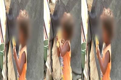 केसांवर भांडी विकणाऱ्यांची उपासमार, भीक मागून आणलेली, वाळलेली चपाती चिमुकल्याच्या हाती