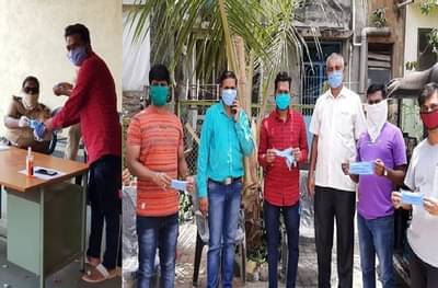 महिनाभर अॅम्ब्युलन्सने कोरोना रुग्णांची ने-आण, बर्थडेला आलेल्या पगारातून मास्कवाटप, चालकाचं दातृत्व