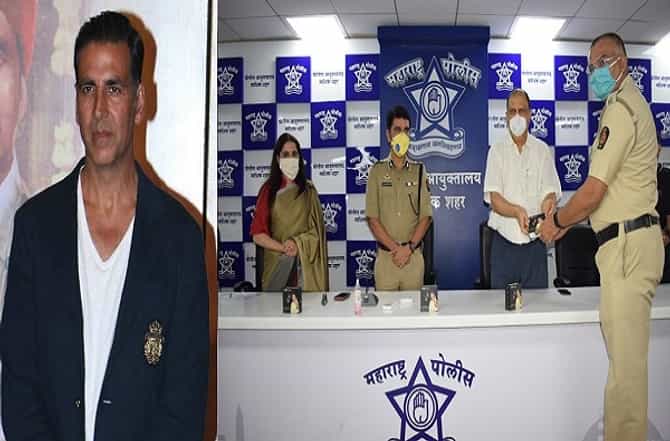 अक्षय कुमारचा नाशिक पोलिसांना मदतीचा हात, 500 अत्याधुनिक घड्याळांचे वाटप