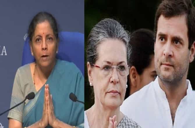 ड्रामेबाजी करण्यापेक्षा मजुरांच्या सूटकेस धरा, सीतारमन राहुल गांधींवर भडकल्या, सोनियांना हात जोडून विनंती
