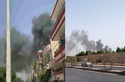 Karachi plane crash | पाकिस्तानात 100 प्रवाशांसह विमान इमारतीवर कोसळलं