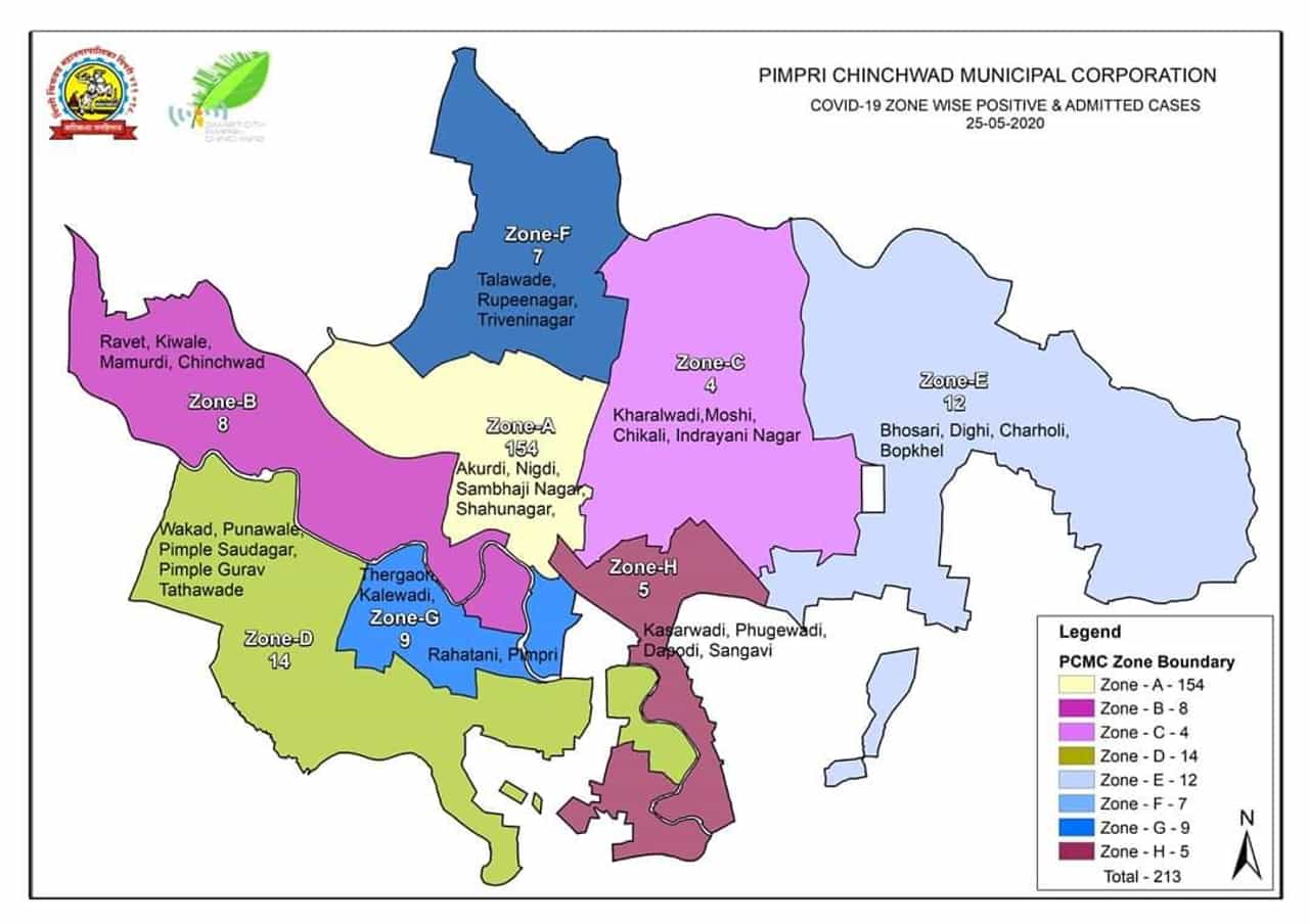 पिंपरी चिंचवड | कोरोना रुग्णसंख्या चारशेच्या उंबरठ्यावर, कोणत्या प्रभागात किती?