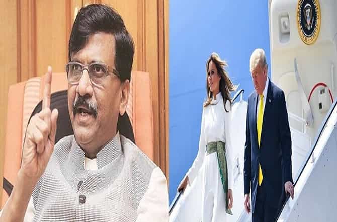 डोनाल्ड ट्रम्प कोरोना व्हायरस घेऊन भारतात आले, संजय राऊत यांचा दावा