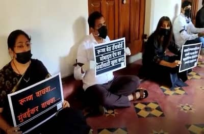 बेड-व्हेंटिलेटरच्या कमतरतेमुळे कोरोनाग्रस्त दगावल्याचा आरोप, भाजपचं मूक आंदोलन