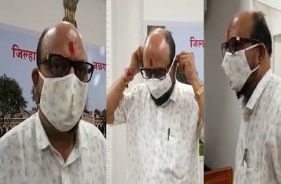 वाढदिवसाला पत्नीने दोन ड्रेस शिवायला दिले, उरलेल्या कपड्यातून टेलरने मास्क बनवले, गुलाबरावांच्या मॅचिंग मास्कचं रहस्य