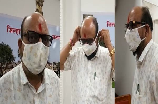 वाढदिवसाला पत्नीने दोन ड्रेस शिवायला दिले, उरलेल्या कपड्यातून टेलरने मास्क बनवले, गुलाबरावांच्या मॅचिंग मास्कचं रहस्य