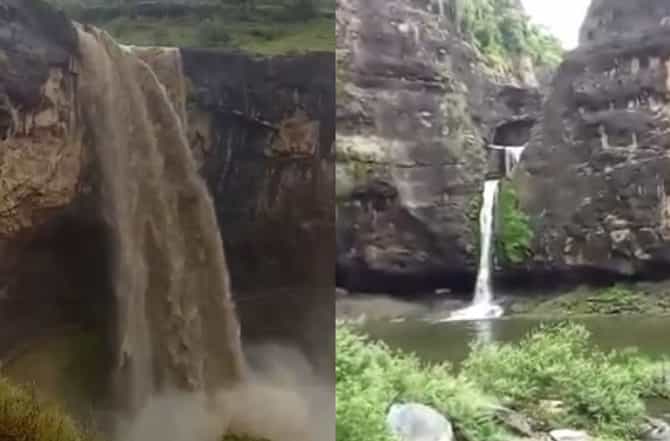 औरंगाबादमध्ये पहिल्याच पावसात अजिंठा आणि वेरुळचे धबधबे सुरु, कोल्हापूरमध्येही दमदार पाऊस