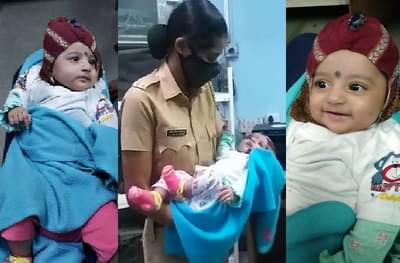 दृष्ट लागू नये म्हणून गालाला टिक्का, पुण्यात चार महिन्यांचे बाळ झुडपात सापडले