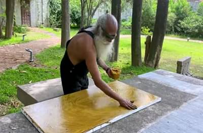 कोरोनाविरोधी लढ्यासाठी भैरवा पेंटिंगचा लिलाव, सदगुरुंचा पुढाकार