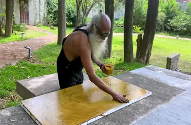 कोरोनाविरोधी लढ्यासाठी भैरवा पेंटिंगचा लिलाव, सदगुरुंचा पुढाकार
