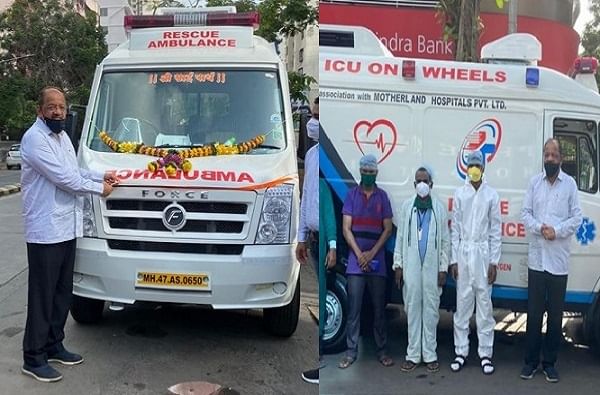 PHOTO : मुंबईत कोरोना स्पेशल रेस्क्यू रुग्णवाहिका, अत्याधुनिक यंत्रणांसह ICU चीही सुविधा