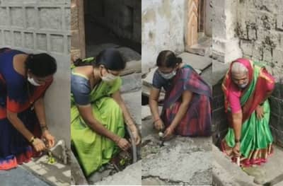 लिंबोटी धरण तुडुंब, तरीही अहमदपुरात 25 दिवस पाणीच नाही, नळाला लिंबू मिरची बांधून अनोखं आंदोलन