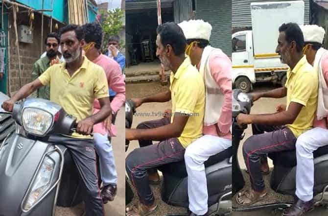 राष्ट्रवादीच्या नगरसेवकाने स्वत:च्या पक्षालाच खिजवलं, पडळकरांना बाईकवरुन शहरभर फिरवलं!