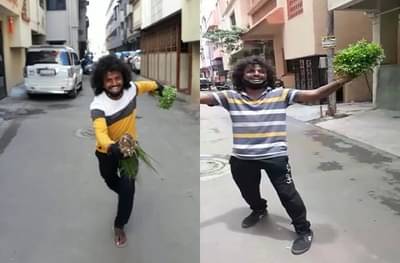 लॉकडाऊनमुळे मराठी कलाकार पुण्यात अडकला, न खचता भाजीवाला बनला, नाचत-गात भाजीविक्री