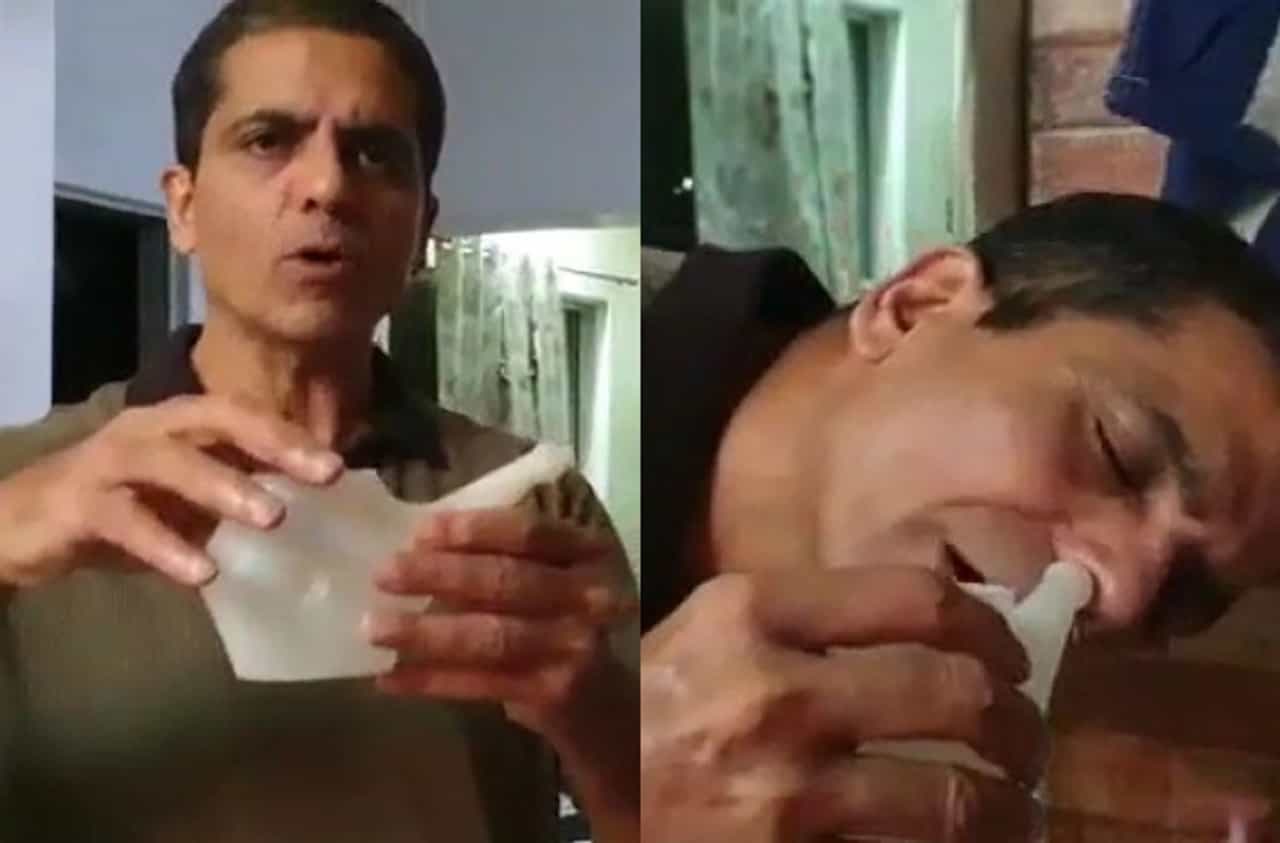 एका नाकपुडीतील पाणी दुसऱ्या नाकपुडीतून बाहेर, पुण्यातील डॉक्टरांचा जलनेती प्रयोग नेमका काय?