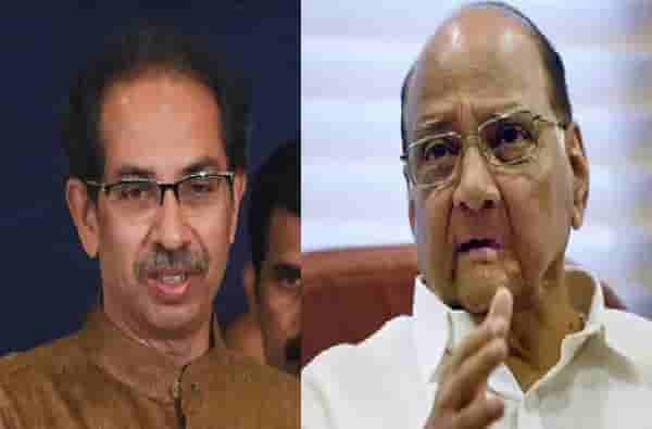 उद्धव ठाकरेंच्या भेटीसाठी शरद पवार वर्षावर, पाऊण तास चर्चा