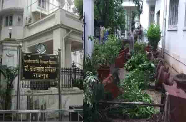 डॉ. बाबासाहेब आंबेडकर यांचे मुंबईतील निवासस्थान राजगृहवर तोडफोड