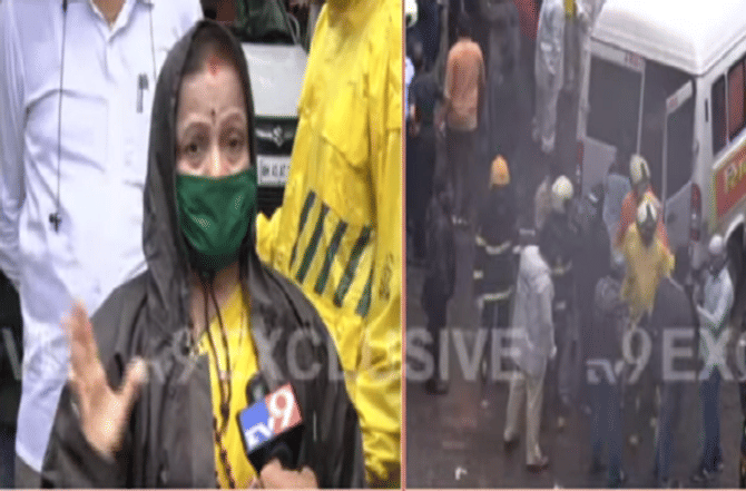 Bhanushali Building collapse | दुर्लक्ष नाही, पण आम्ही लोकांना घरातून खेचून बाहेर काढू शकत नाही : महापौर