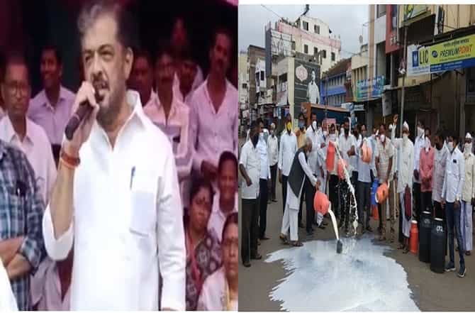 भाजपचं 1 ऑगस्टचं आंदोलन आजच कसं? त्यांच्या आंदोलनाला शुभेच्छा : पशु व दुग्ध विकास मंत्री