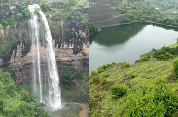 WaterFall Photos : संगमनेरचा चंदनापुरी घाटातील प्रसिद्ध तामकडा धबधबा कोसळला