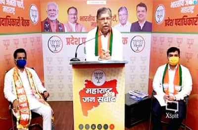 आक्रमक व्हा, चंद्रकांत पाटलांचा भाजप कार्यकर्त्यांना आदेश