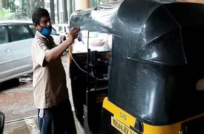 CORONA | मिरारोडच्या रिक्षात ऑटोमॅटिक सॅनिटायझेशन, प्रत्येक प्रवाशाला निर्जंतुक सीट