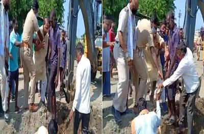 दगड मारलाच नाही, शेतकऱ्याचा आरोप खासदार रामदास तडस यांनी फेटाळला, अतिक्रमणावरुन राडा