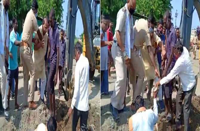 दगड मारलाच नाही, शेतकऱ्याचा आरोप खासदार रामदास तडस यांनी फेटाळला, अतिक्रमणावरुन राडा