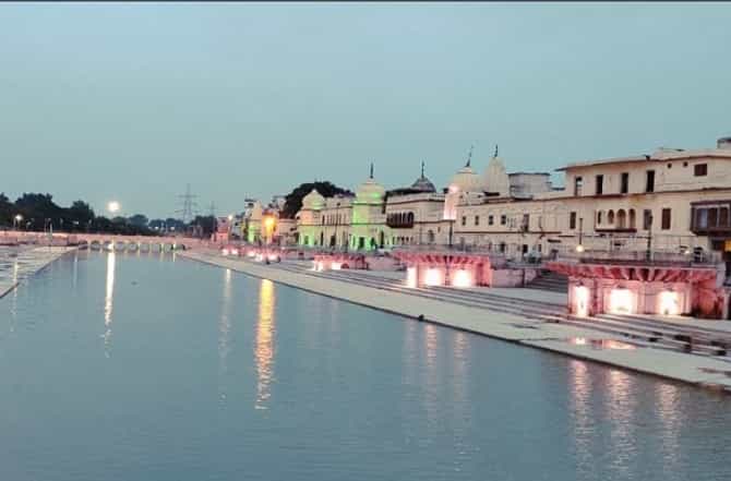 Ayodhya Ram Mandir | अयोध्यानगरी सजली, राम मंदिर भूमिपूजन सोहळ्याची जय्यत तयारी