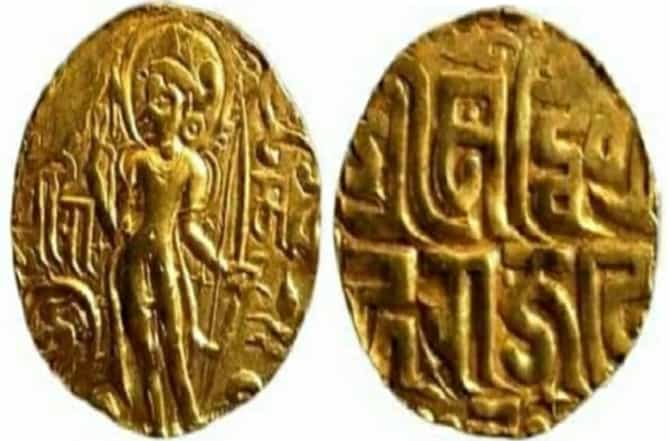 Rare Gold Coin Of Lord Rama | एका हातात धनुष्य, दुसऱ्या हातात बाण, 12 व्या शतकातील श्रीरामांचे दुर्मिळ सोन्याचे नाणे