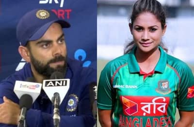 मला विराट कोहलीची विकेट घ्यायचीय, बांगलादेशची महिला क्रिकेटपटू जहाआरा आलमचं स्वप्न