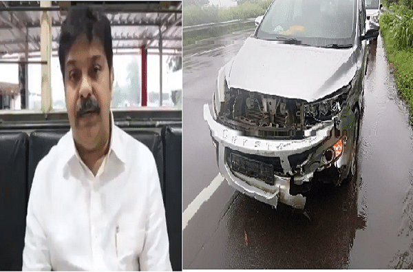 Prasad Lad | भाजप आमदार प्रसाद लाड यांच्या गाडीला अपघात