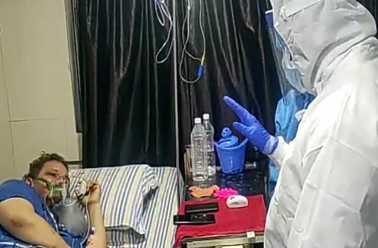 लोकांना मदत करताना कोरोना, पीपीई किट घालून एकनाथ शिंदे फ्रंटलाईन शिवसैनिकांच्या भेटीला