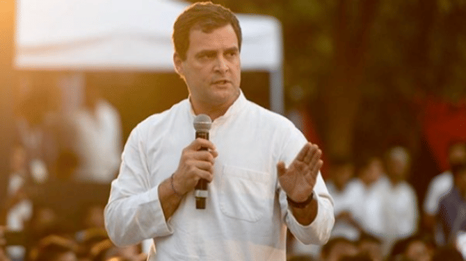 ईव्हीएम नव्हे या तर मोदी व्होटिंग मशिन्स; राहुल गांधींनी साधला भाजपवर निशाणा