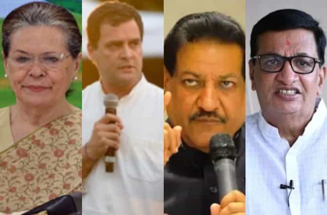 काँग्रेसमध्ये अध्यक्षपदावरुन गटबाजी, दिल्लीपासून महाराष्ट्रापर्यंत घमासान, कोण कुणाच्या बाजूने?