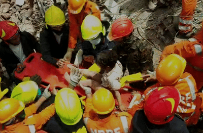 Mahad Building Collapse | मोहम्मदची मृत्यूवर मात, 5 वर्षाचा चिमुकला 19 तासांनी ढिगाऱ्याबाहेर