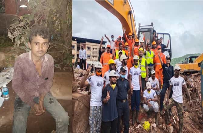 Mahad Building Collapse | महाडच्या शोध मोहिमेत 26 तास पोकलेन चालवलं, बीडचा 24 वर्षीय रिअल हिरो किशोर लोखंडे