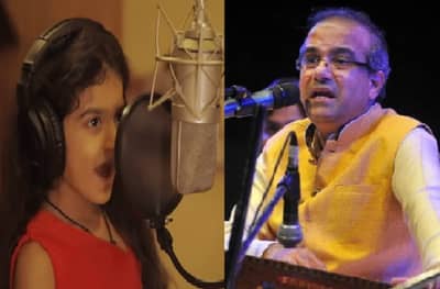 माझा बाप्पा किती गोड दिसतो, सुरेश वाडकरांच्या नातीचे पहिलंच गाणे हिट