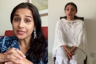 आरोप सिद्ध होण्याआधीच दोषी ठरवू नका, अभिनेत्री विद्या बालन रिया चक्रवर्तीच्या समर्थनार्थ